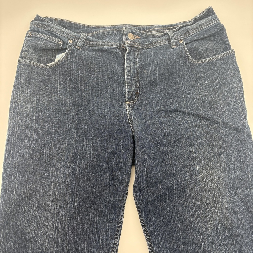 Riders By Lee Jeans‎ Womens 20W M Blue Stretch Denim Straight Leg Pants